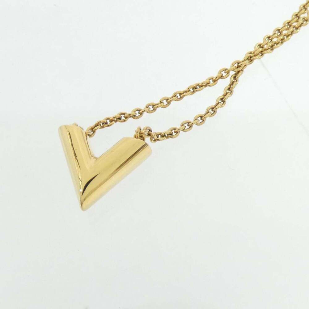LOUIS VUITTON Gold Necklace - Picture 3 of 5